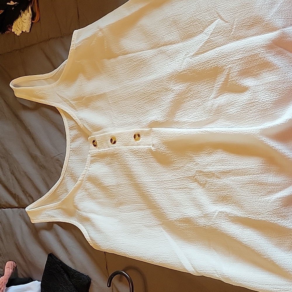 White tank top